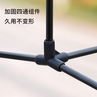 WITESS Portable Badminton Net Stand Set for Outdoor and Indoor Use - Easy Foldable Mobile Net Rack