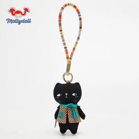 Mollydoll Handmade Plush Animal Keychain Pendant for Bags - Cat, Bear, Rabbit