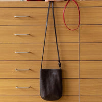 2025 Spring/Summer Retro Dopamine Soft Leather Crossbody Phone Bag for Women