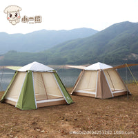 Automatic Aluminum Alloy Double-Layer Camping Tent for 2-4 People - Waterproof & UV Protection