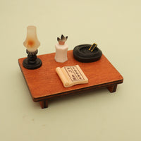Japanese Style Dollhouse Miniature Wooden Coffee Table Model Ornament