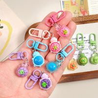 Luminous Fruit Turtle Keychain Resin Bag Charm Trendy Creative Gift
