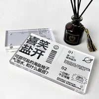 Acrylic Magnetic Photo Frame Display Stand for Tickets and Photos