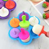 Silicone Ice Pop Molds for DIY Ice Cream & Popsicles, Kids' Homemade Frozen Treats