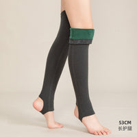 Wormwood Thermal Knee Warmers Leg Sleeves for Winter, Thickened Fleece Lined Joint Protection for Men and Women