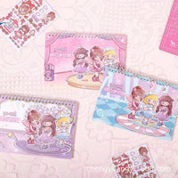 Qingyifang Star Look Release Paper Book Double-Sided A5 Tape Sticker Handbook Material Storage Release Book