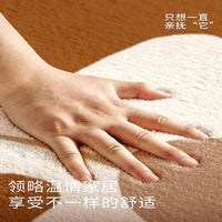 French Style Faux Cashmere Bay Window Mat / Bedside Rug, All-Season, Skin-Friendly & Dirt-Resistant