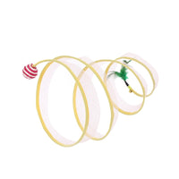 Cat Tunnel with Interactive Teaser Toys for Kittens and Cats