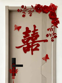 Wedding Room Door Decoration Set for Newlyweds, Hotel Room Ambiance Decor, 2026 New Style
