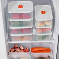 Stackable Food Storage Containers for Vegetables and Meat, Bento Box Style