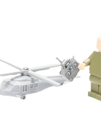 Mini Military Helicopter Building Blocks Set with Remote Control