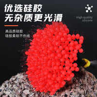 Silicone Fishing Bobber Stopper Beads for Rod Tip, Olive-shaped, 100-Pack