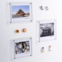 Acrylic Magnetic Photo Frame for 3-inch Instax Photos and Small Cards