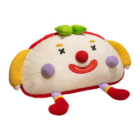 Creative Clown Doll Headboard Pillow Large Soft Backrest Cushion for Kids Room