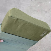 U-Shaped Olive Green Memory Foam Neck Support Pillow for Single Person