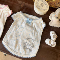 Pet Dog Floral Sling Dress for Summer - Maltese, Shih Tzu, Teddy