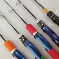 Camouflage Ice Fishing Rod Portable Winter Fishing Pole