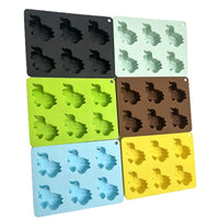 Hot-Selling Food-Grade Silicone Ice Cube Tray, 6-Cavity Pony Shape Ice Mold, High Temperature Resistant Ice Box