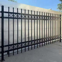 Zinc Steel Fence Panel for Outdoor Villa Garden and Factory Perimeter Security