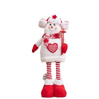 Christmas Retractable Plush Doll Ornament - Santa, Snowman, Reindeer