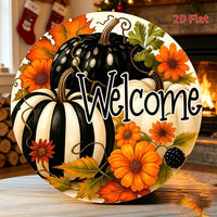 Autumn Maple Leaf Wreath Wooden Craft for Indoor Outdoor Home Decor