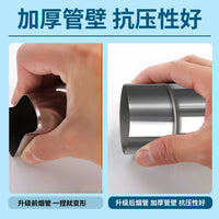Thickened Stainless Steel Flue Pipe for Wood Stoves and Heaters, 6-10cm Diameter