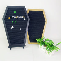 Felt Letter Board with Wooden Stand for Office & Store Display
