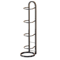 Foldable Sports Ball Storage Rack for Basketball, Football, Volleyball - 5-Tier Organizer for Home Gym Equipment