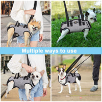 Pet Dog Lift Harness for Injured, Disabled, or Senior Dogs - Walking Aid Support Sling