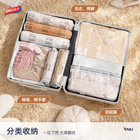 Tali Travel Roll-Up Vacuum Compression Bags for Luggage, No Pump Needed, for Down Jackets and Clothes