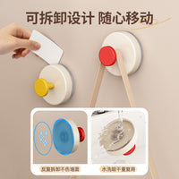 Suction Cup Hooks for Bathroom and Door, Punch-Free Heavy Duty Vacuum Hooks, Reusable Wall Hangers