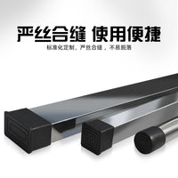 Square PVC Rubber End Caps for Stainless Steel Tubes, Non-Slip Furniture Leg Protectors