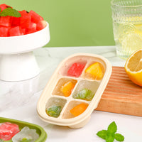 Mini Ice Cube Tray with Lid, Food-Grade Silicone Ice Mold for Homemade Ice Cubes, Large Capacity Ice Maker Box for Home Refrigerator