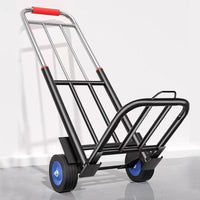 Foldable Hand Cart Portable Shopping Trolley with Wheels for Groceries Luggage Moving