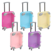 Miniature Suitcase Eyelash Storage Box, Dollhouse Travel Luggage Toy