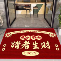Commercial Entrance Mat Non-Slip Welcome Doormat Durable Crystal Velvet Floor Mat