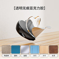 Heart-Shaped Cable Organizer Clips for Desk Cable Management