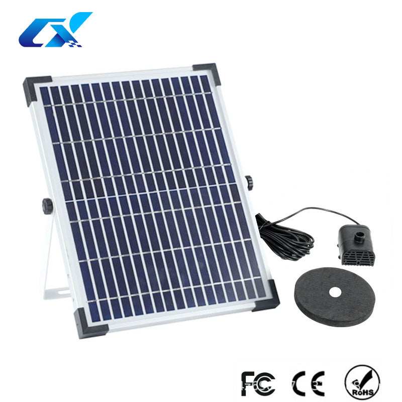 10W Solar Fountain Outdoor Landscape Bird Bath Garden Floating Water Pump Fountain