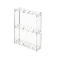Acrylic Display Case for Gashapon Charms and Keychains, Dustproof Organizer for Anime Figures and Collectibles