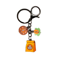 Coffee Themed Keychain Coffee Bean Coffee Maker Pendant Bag Charm Gift for Coffee Lovers