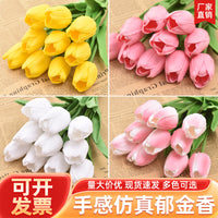 Artificial Tulip Flower Bouquet for Home Decor and Photography Props