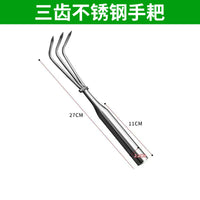 Stainless Steel Hand Rake for Gardening and Beachcombing