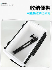 Mini Carbon Fiber Fishing Rod Holder Stand Lightweight Portable