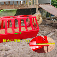 Covered Chicken Feeder Automatic Dispenser Anti-Spill Design for Enhanced Feed Utilization Poultry Farming