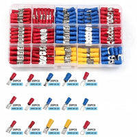 280PCS Insulated Crimp Terminal Connector Assortment Kit with Storage Box