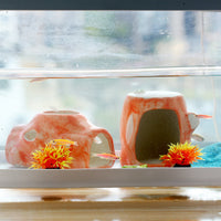 Aquarium Ceramic Hideaway Decor for Fish, Shrimp, and Turtles