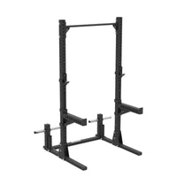Adjustable Squat Rack with Bench Press and Weightlifting Support for Home Gym