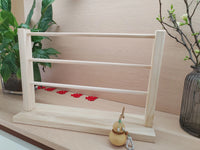 Multi-Layer Tape and Thread Organizer Rack for Craft Display and Storage