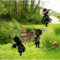 Metal Gnome Garden Stakes Outdoor Yard Lawn Decor