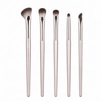 15-Piece Gold Soft Bristle Makeup Brush Set with Strong Powder Grip for Face and Eyes